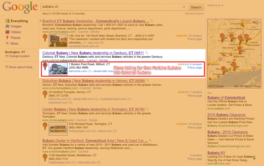 google place listing data mixup google place listing data mixup